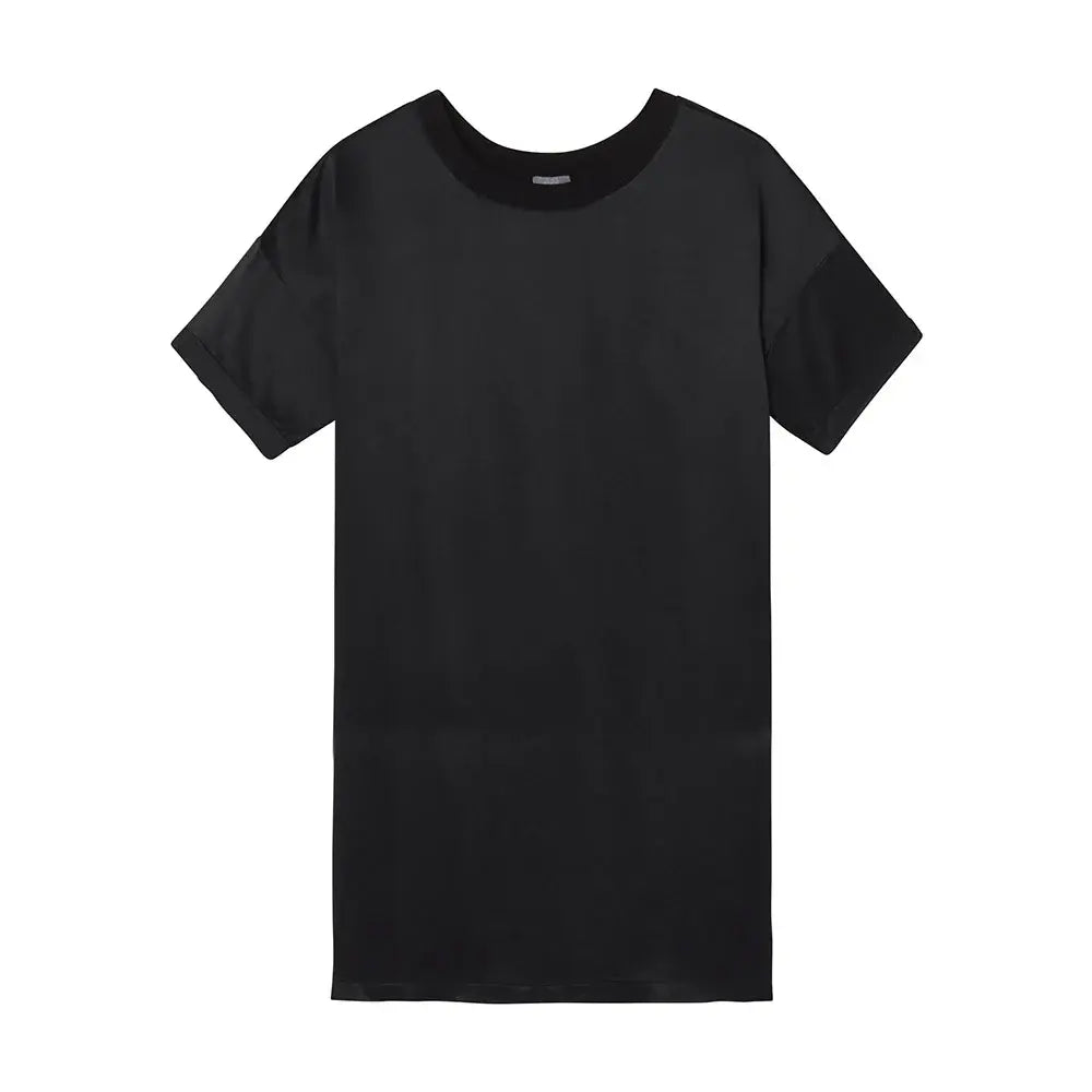 Stoney Satin Crew Neck Dress |