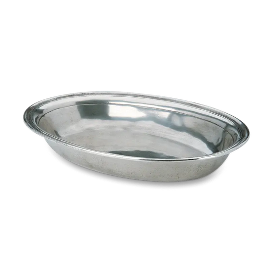 Match Pewter Oval Bowl | Small 8.6x6.7in