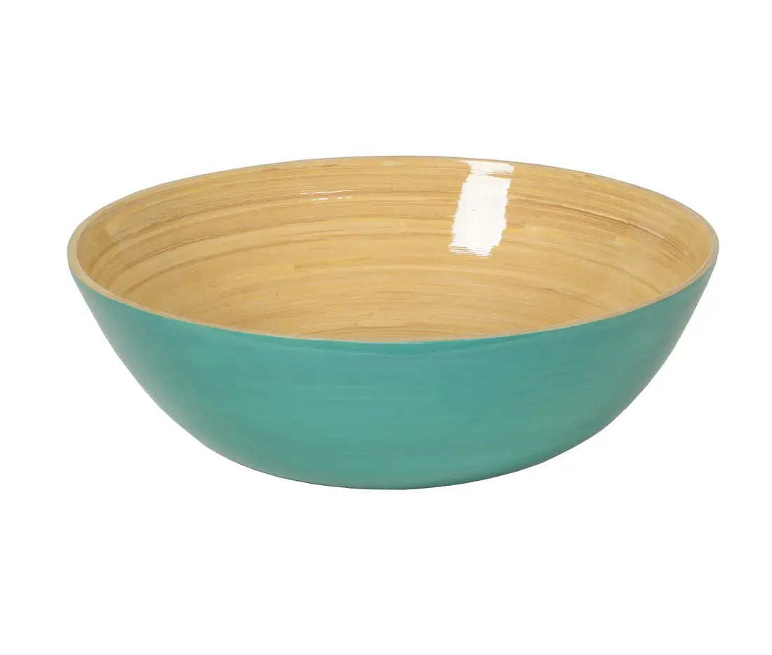 Bamboo Classic Bowl | 11.7 x 3.9in Light Blue