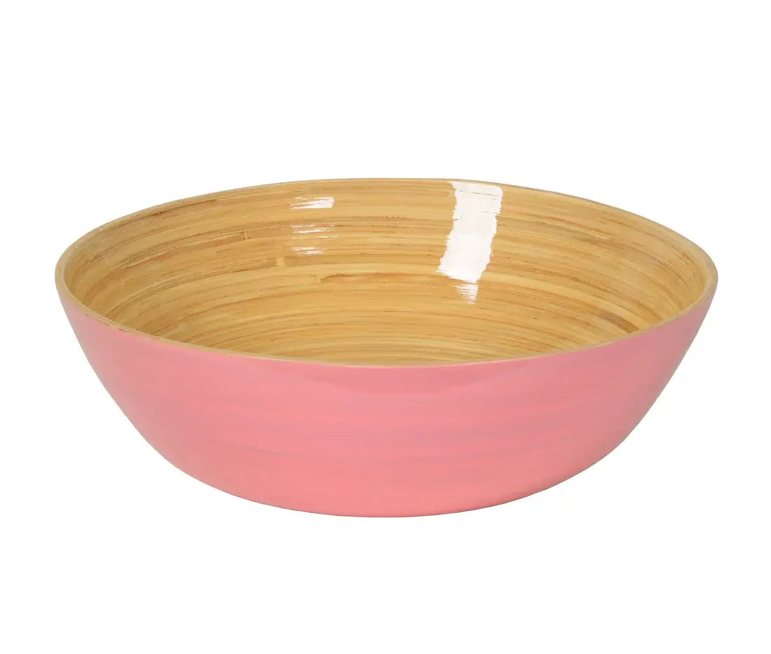 Bamboo Classic Bowl | 11.7 x 3.9in Light Pink