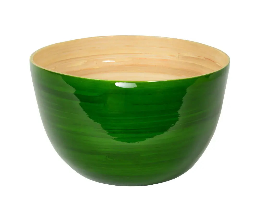Bamboo Classic Mixing Bowl | 10.2 x 6.2in Grass Green