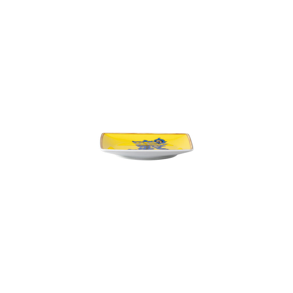 Versace Alphabet Square Dish | 4.75in E