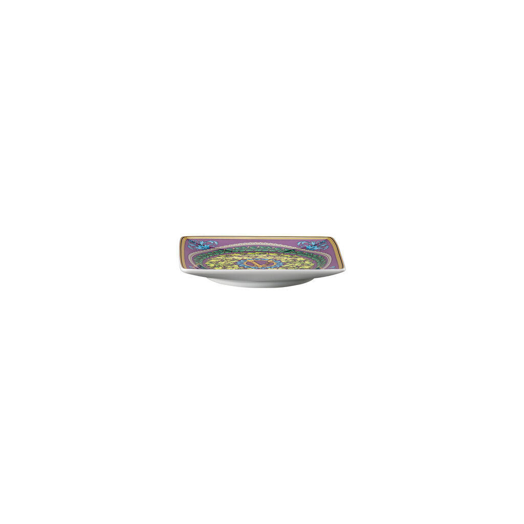 Versace Barocco Mosaic Square Canape Dish | 4.75in