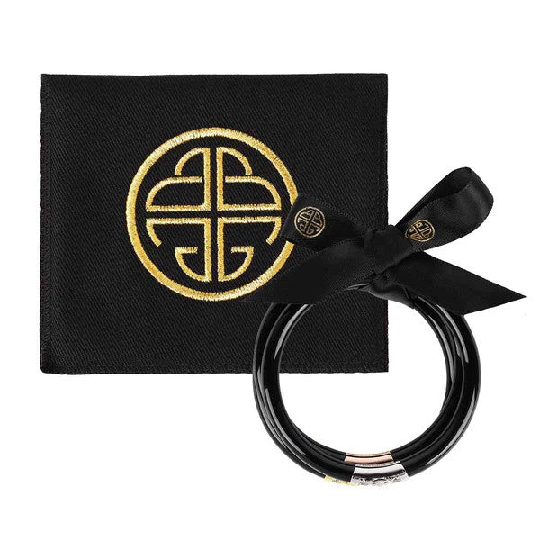 Budha Girl Three Kings All Weather Bangles S/3 Black S