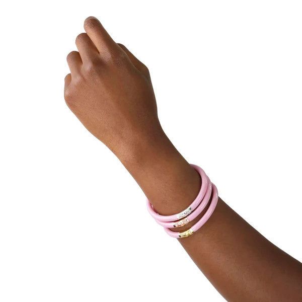Budha Girl Three Kings All Weather Bangles S/3 Pink L