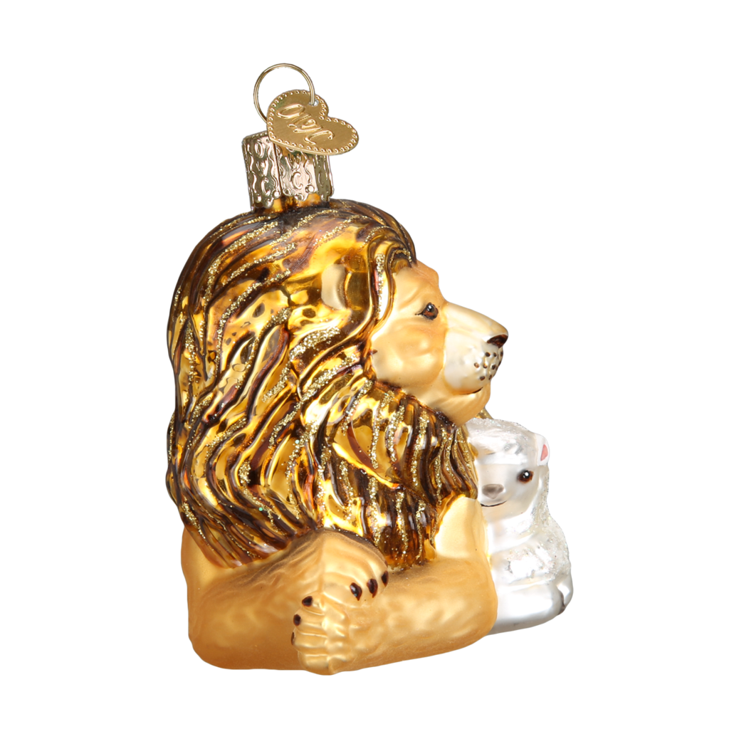 Lion And Lamb Ornament