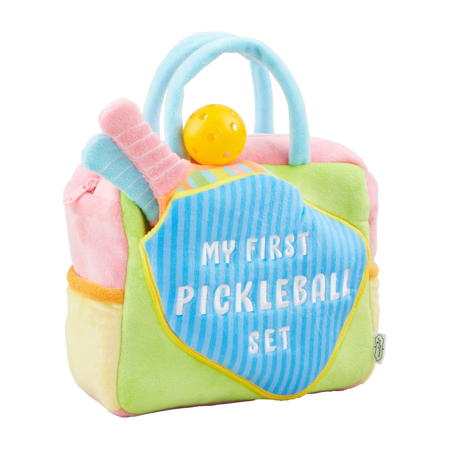 My First Pickleball Plush Minky 7 Piece Set | 7x8in