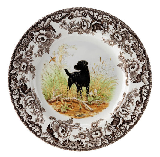 Spode Woodland Salad Plate | 8in Black Labrador