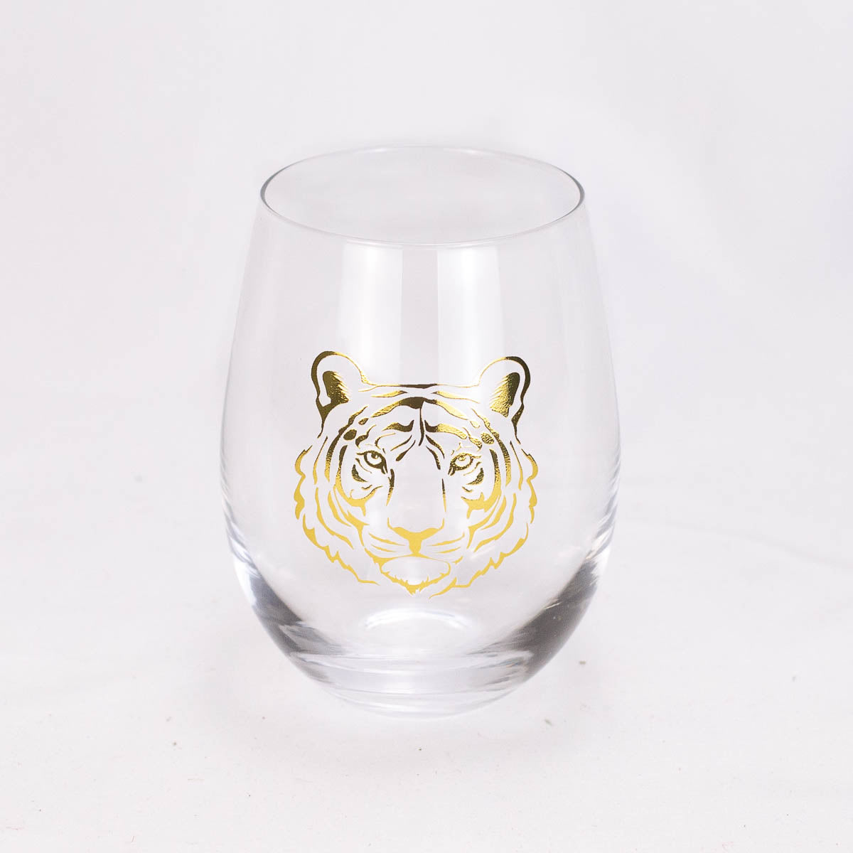 Tiger Stemless Wine Glass | 16oz