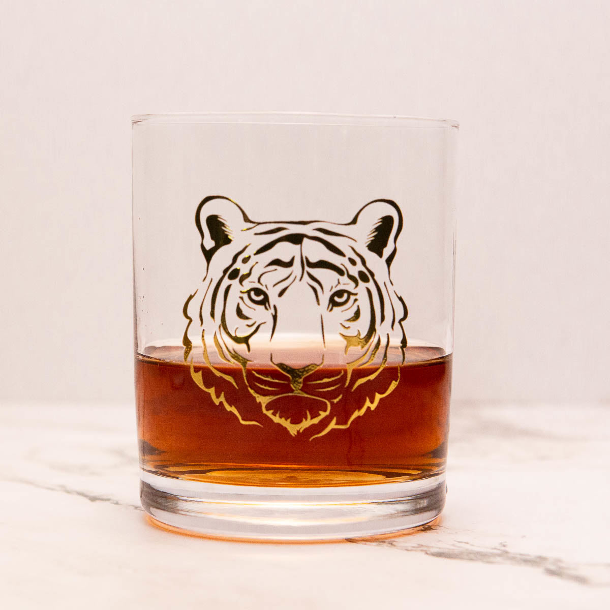Tiger Rocks Glass | 13oz