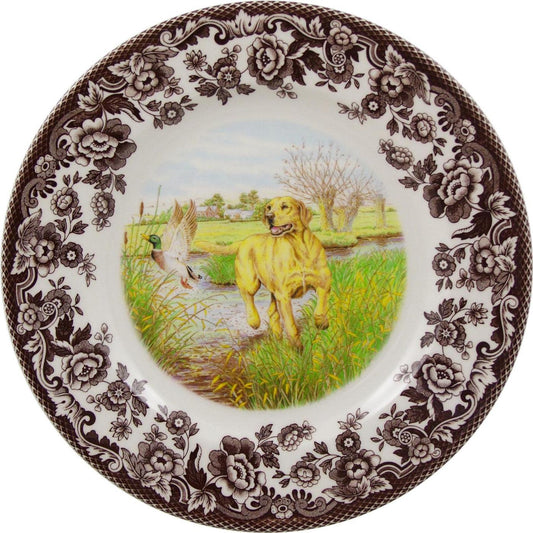 Spode Woodland Salad Plate | 8in Yellow Labrador