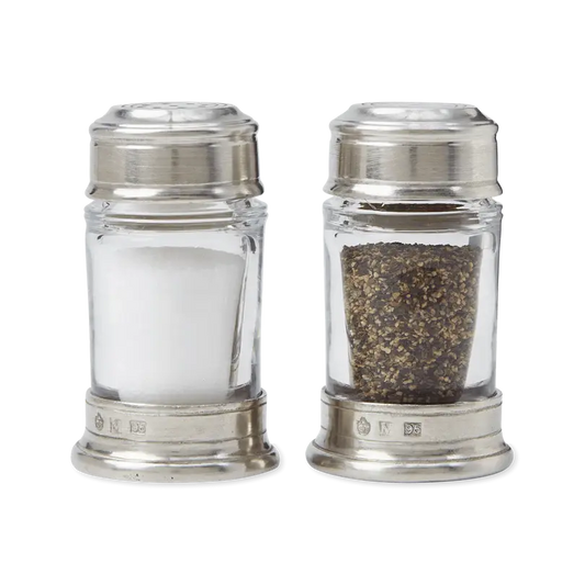 Match Pewter Salt + Pepper Shaker Set | 3.4in