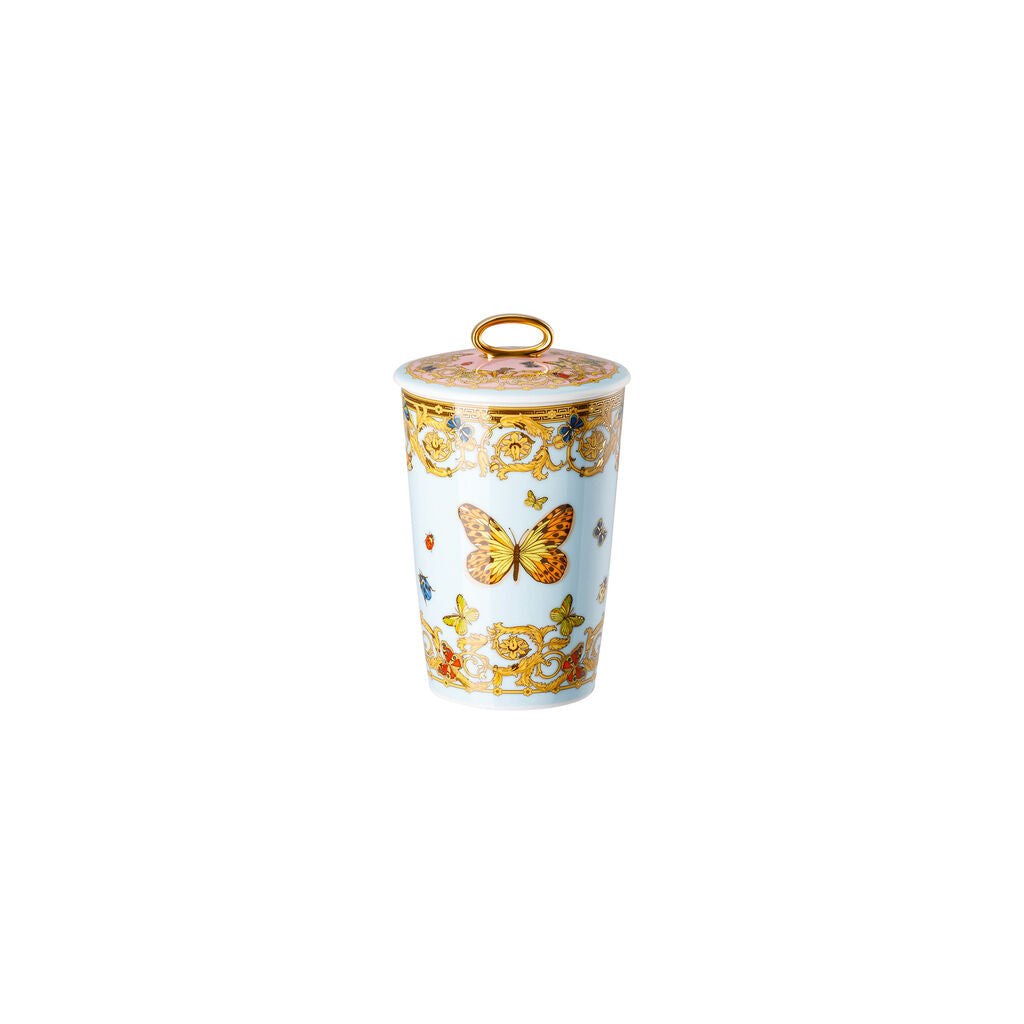 Versace Butterfly Garden Scented Lidded Candle | 5.5in