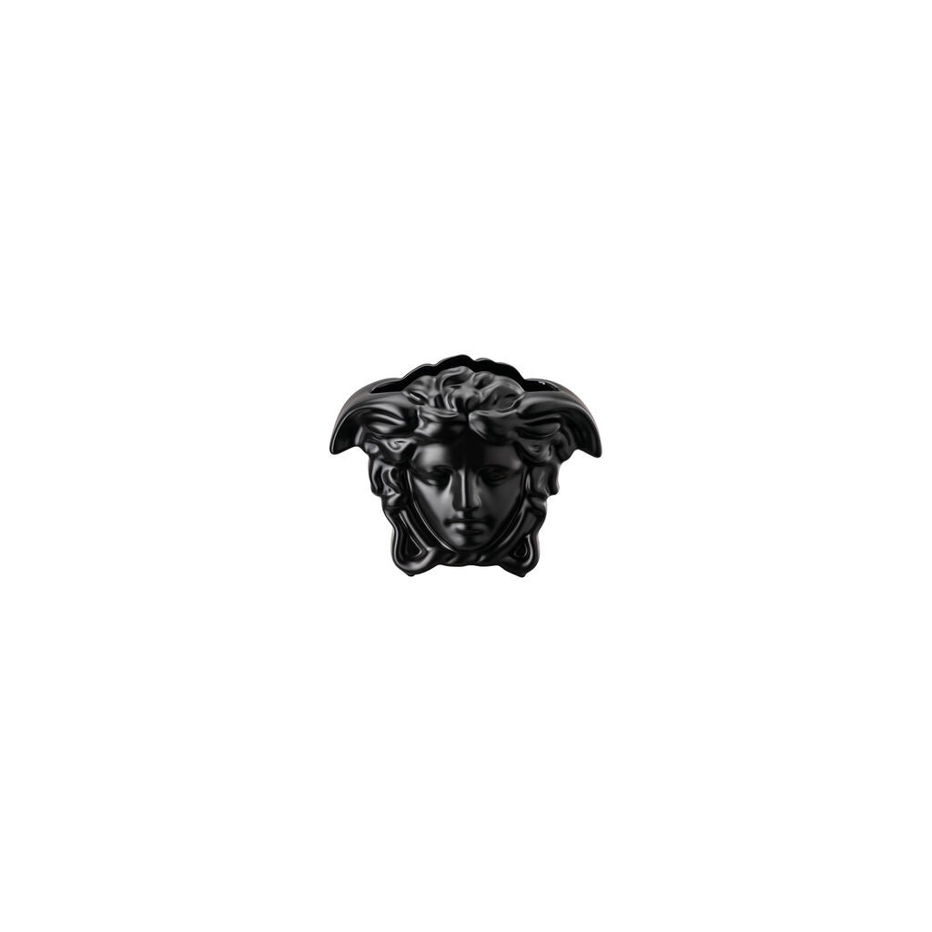 Versace Medusa Grande Vase | 3.5in Black