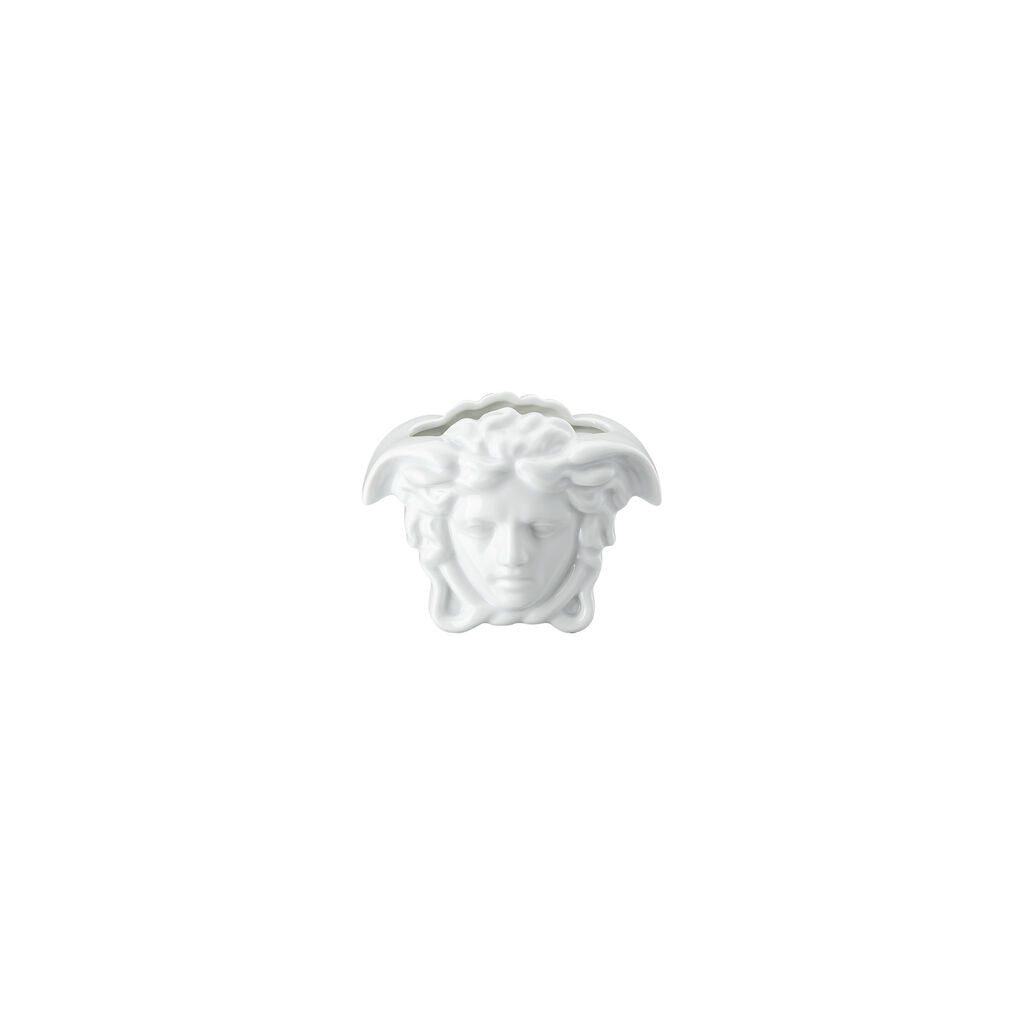 Versace Medusa Grande Vase | 3.5in White