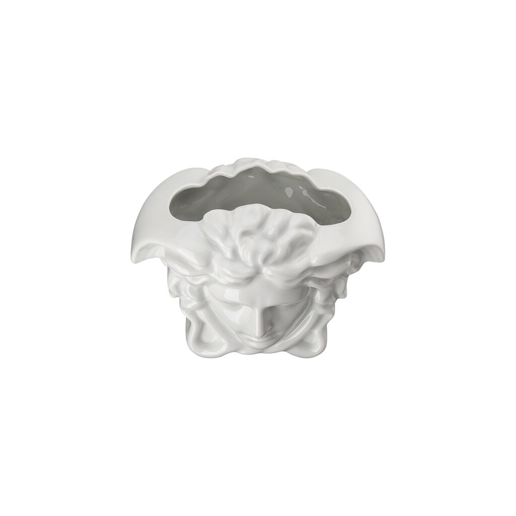 Versace Medusa Grande Vase | 6in White