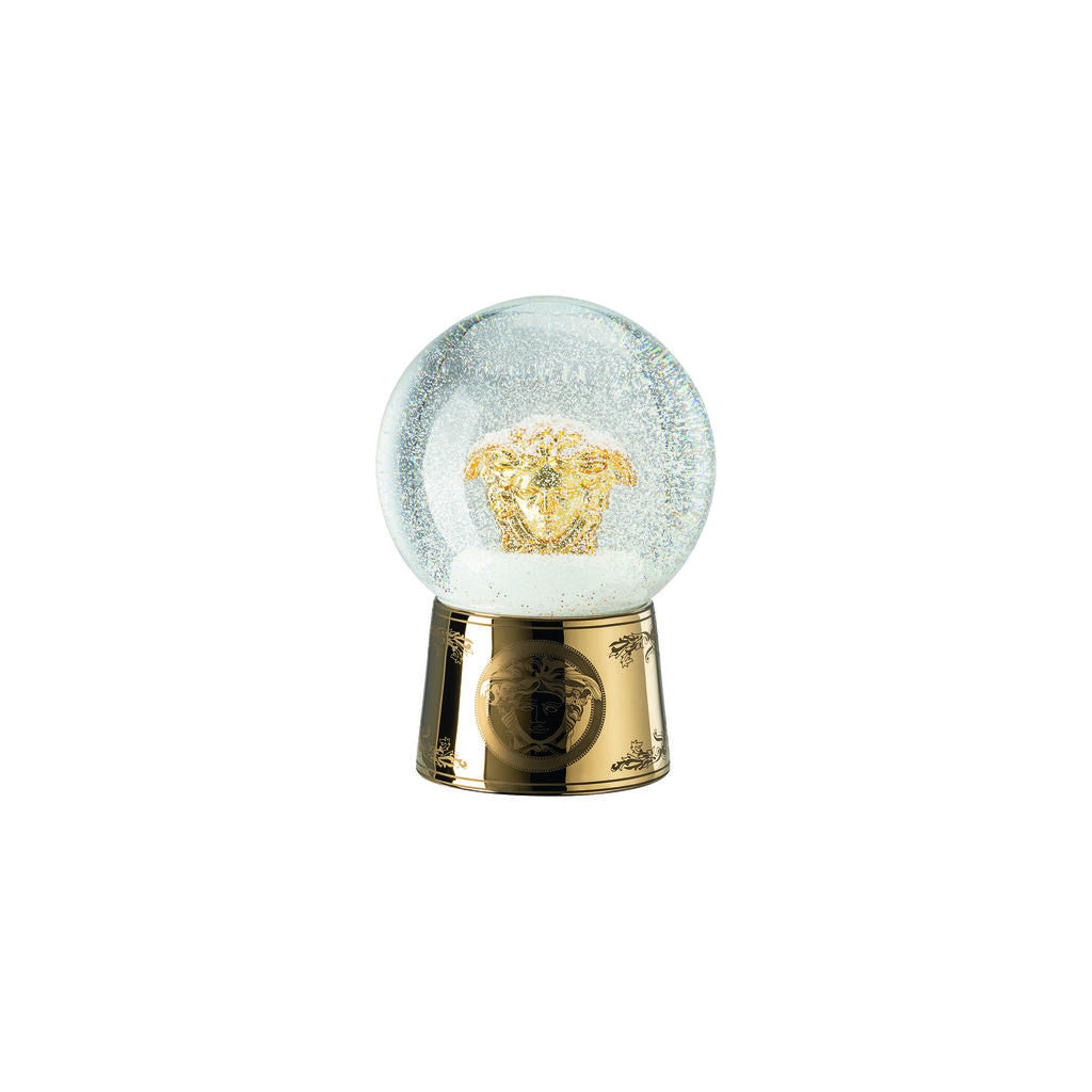 Versace Golden Medusa Snow Globe