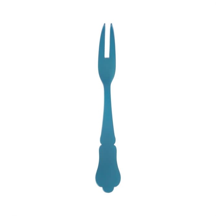Sabre Paris Honorine Acrylic Cocktail Fork | 4.75in Turquoise