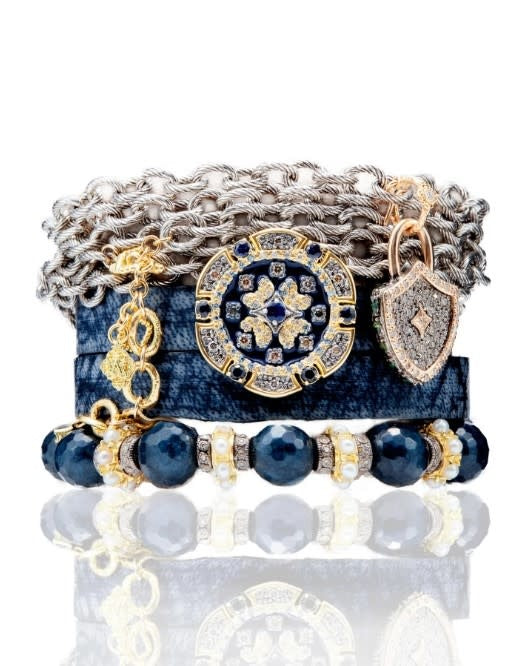 Padlock Shield Charm