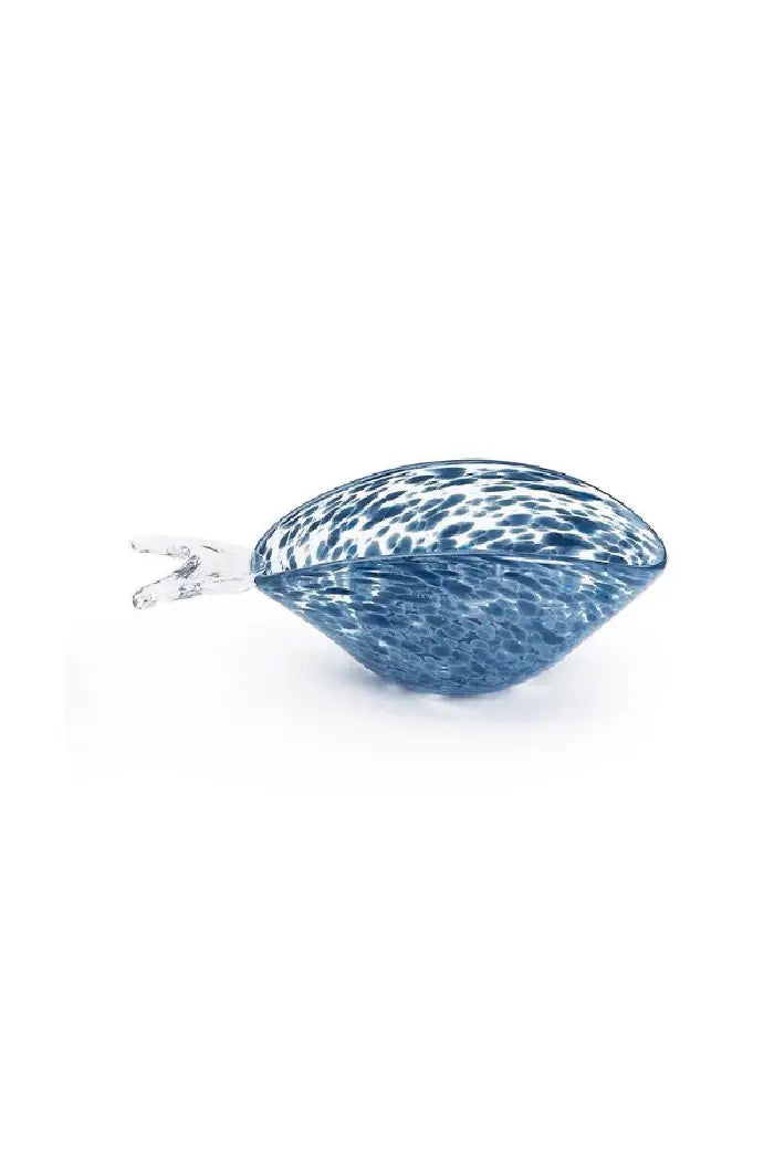 Blue Glass Fish Bowl | Small