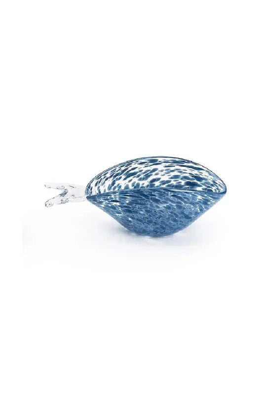 Blue Glass Fish Bowl | Large