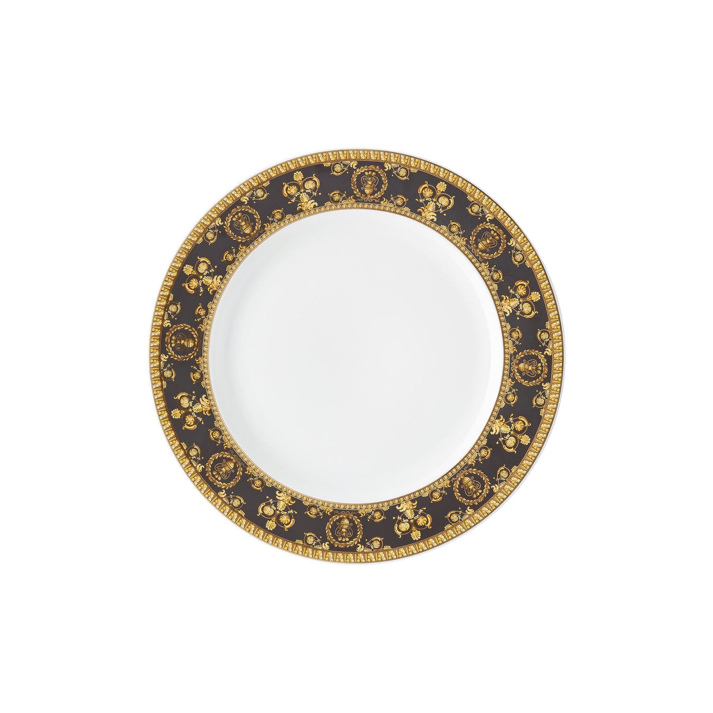 Versace I Love Baroque Nero Salad Plate | 8.5in