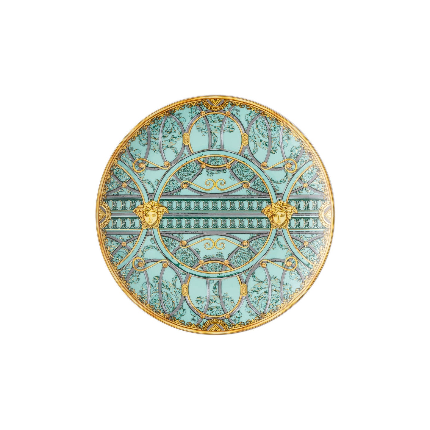 Versace Scala Palazzo Verde Salad Plate | 8.25in