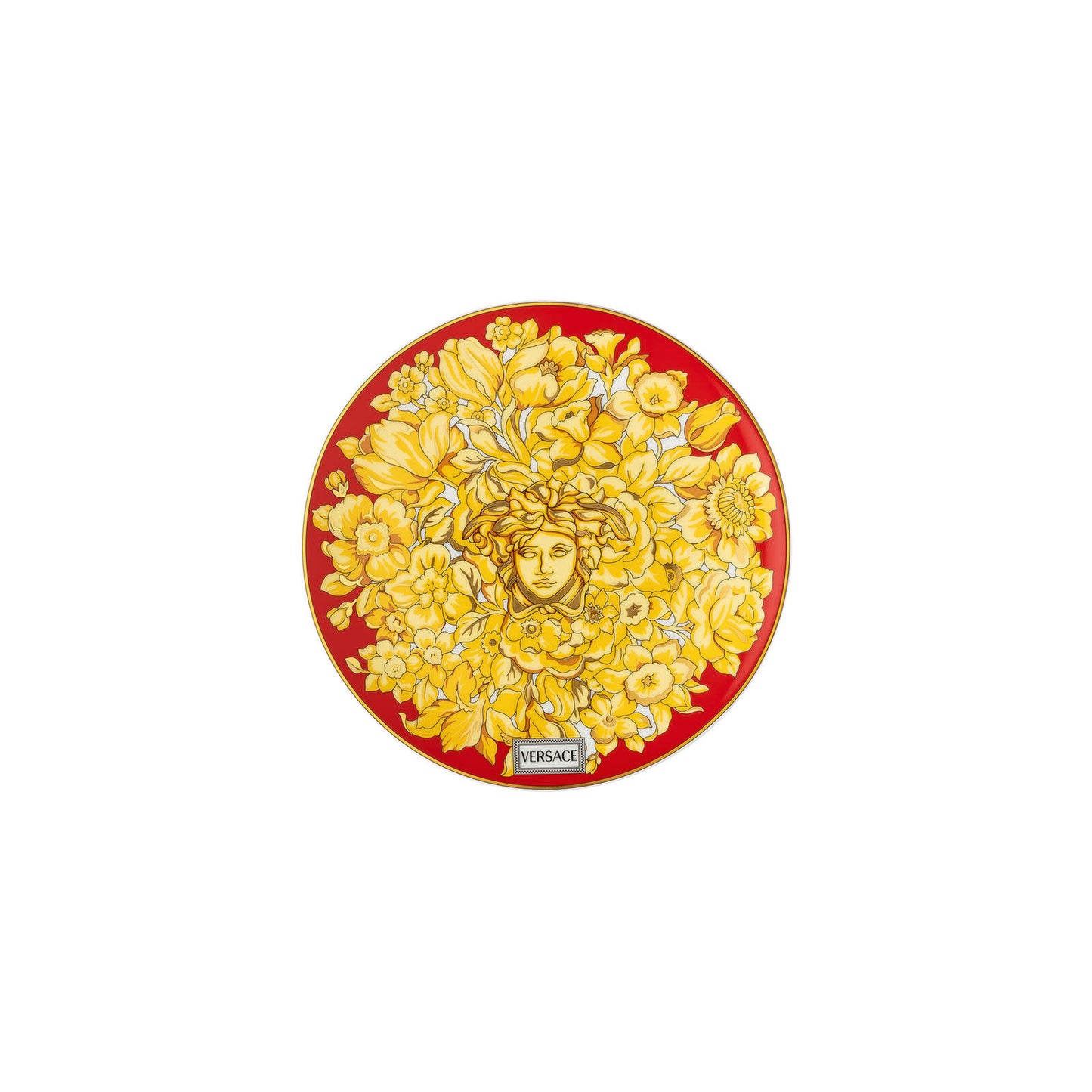 Versace Medusa Rhapsody Red Bread + Butter Plate | 6.6in