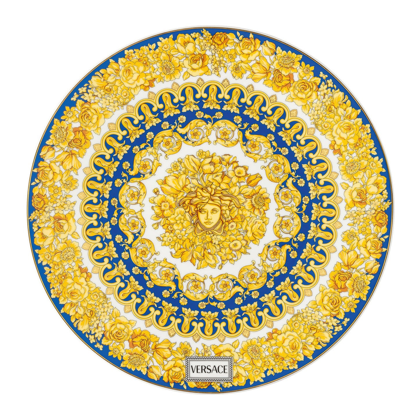 Versace Medusa Rhapsody Blue Service Plate | 13in