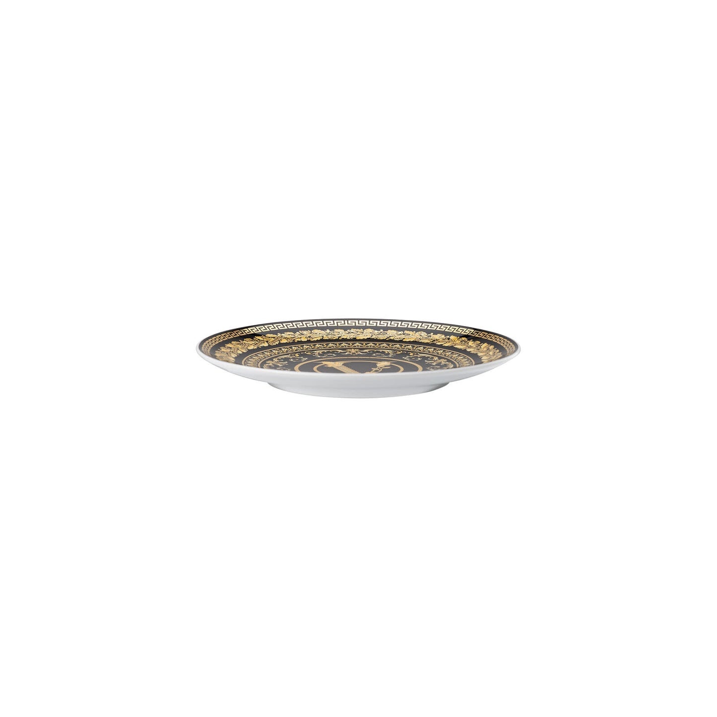 Versace Virtus Gala Black Bread + Butter Plate | 6.6in
