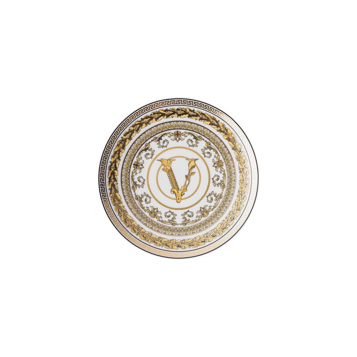 Versace Virtus Gala White Bread + Butter Plate | 6.6in