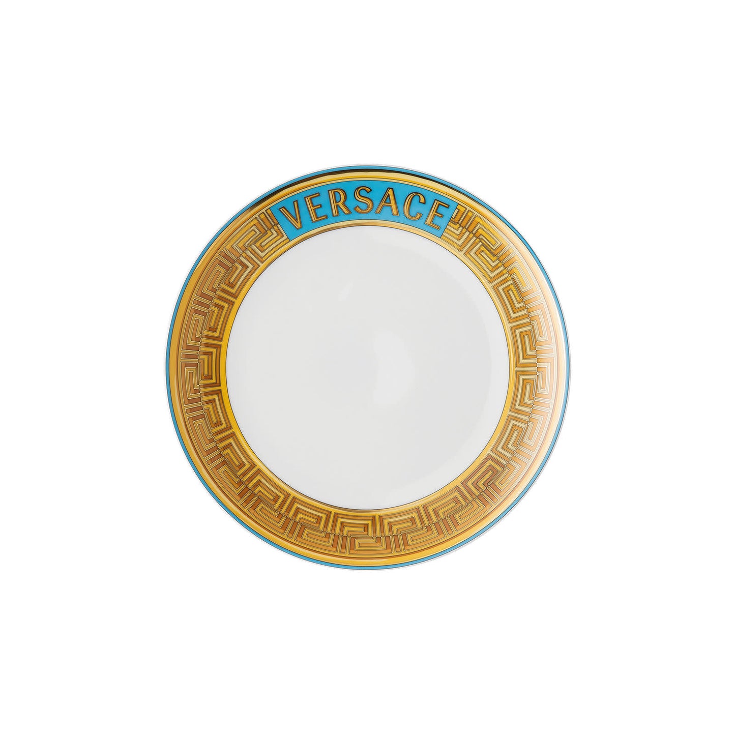 Versace Medusa Amplified Blue Coin Salad Plate | 8.25in