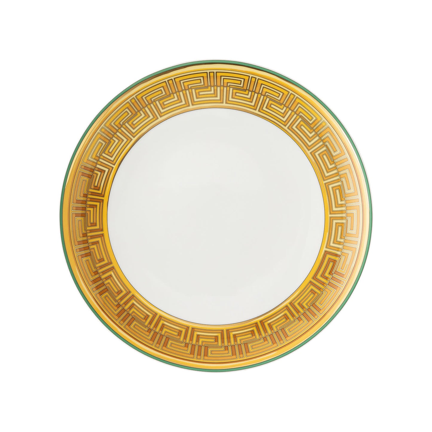 Versace Medusa Amplified Green Coin Dinner Plate | 11in