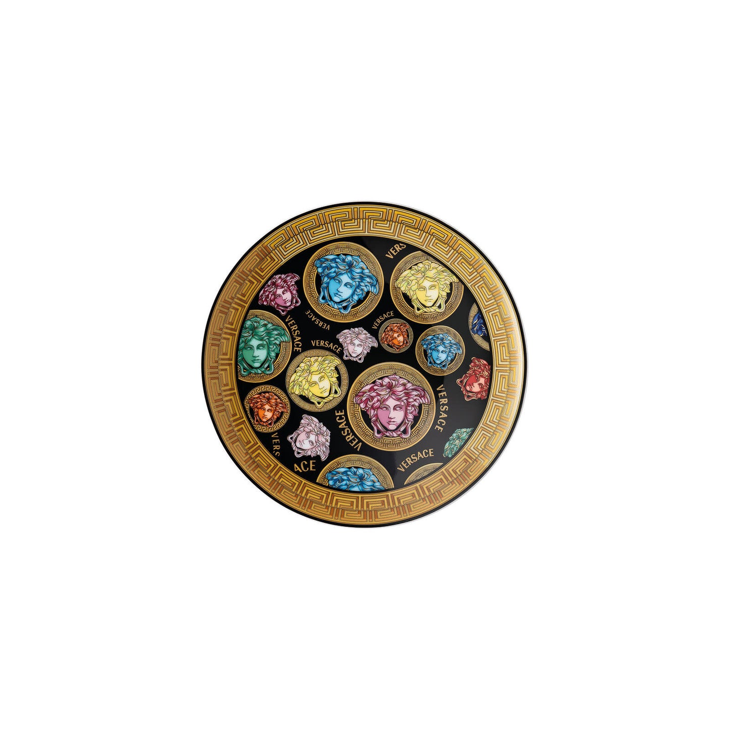 Versace Medusa Amplified Multicolor Bread + Butter Plate | 6.6in
