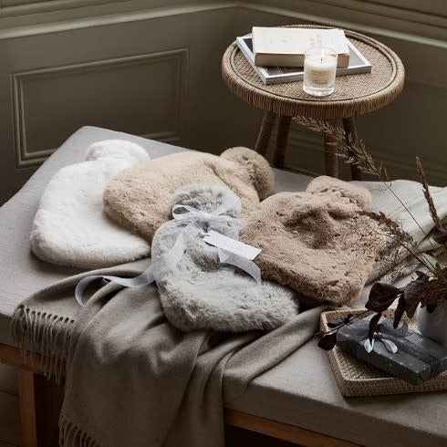 FAUX FUR HOT WATER BOTTLE