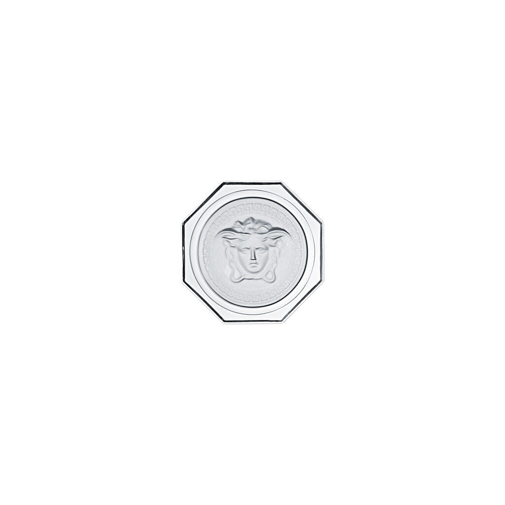 Versace Medusa Lumiere Crystal Coaster | 4in