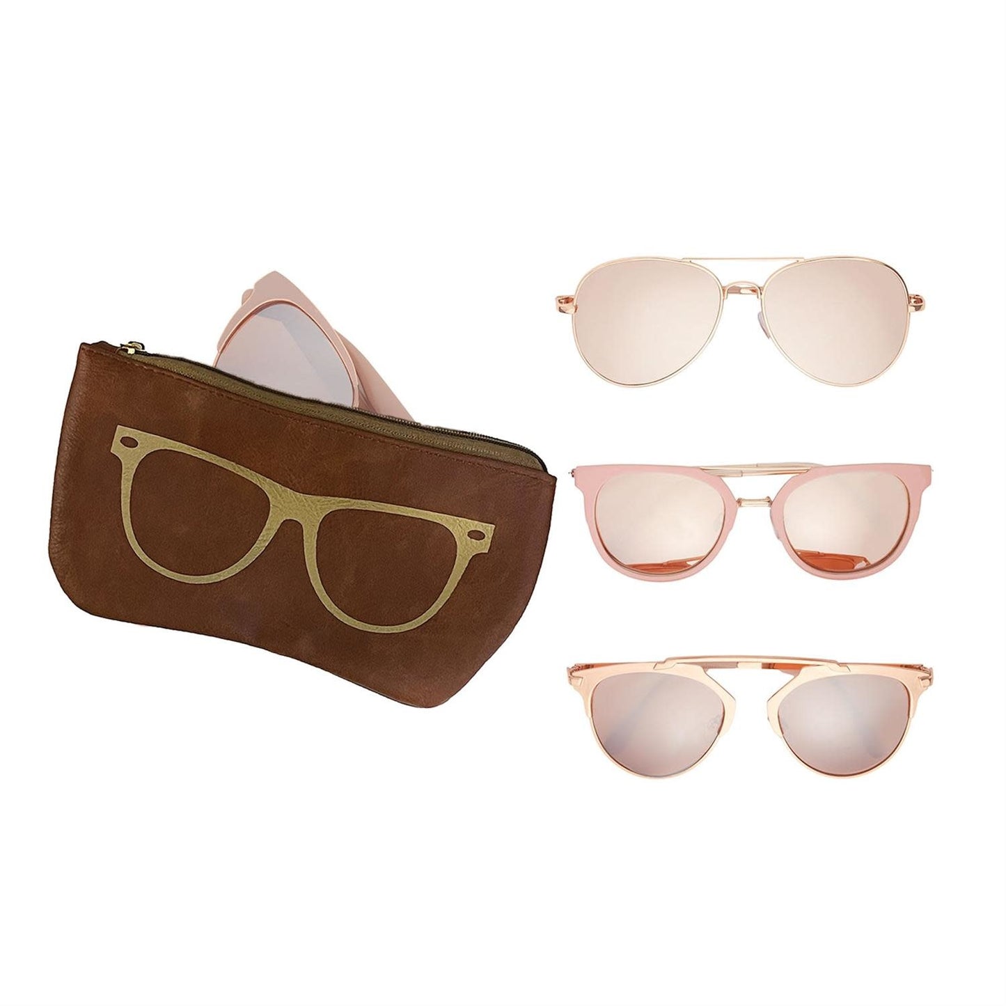 Rose Sunglasses w/ Case