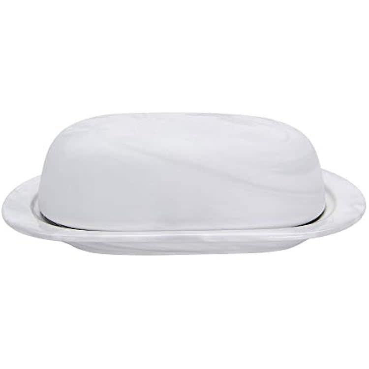 Marble Glaze Butter Dish Set