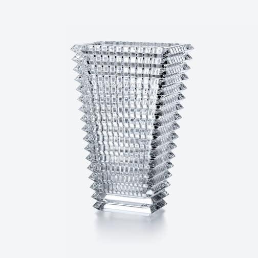 Baccarat Eye Rect Vase Clear Large