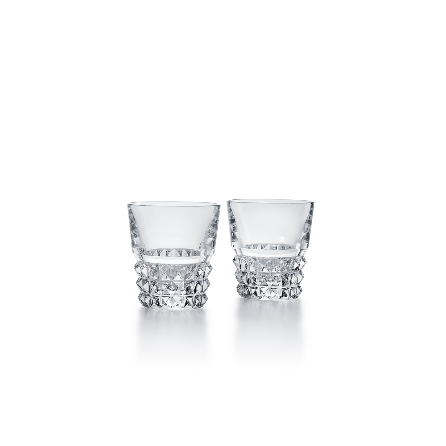 Baccarat Crystal Louxor Tumbler Glass Set of 2 | 3.82in + 7oz