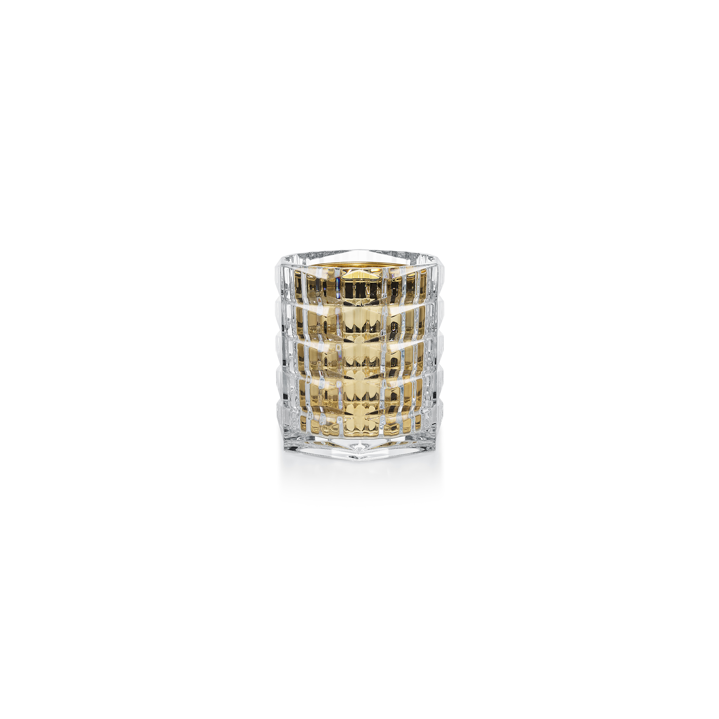 Baccarat Crystal Louxor Grand Round Vase + Candle Holder | 7.68x7.28in