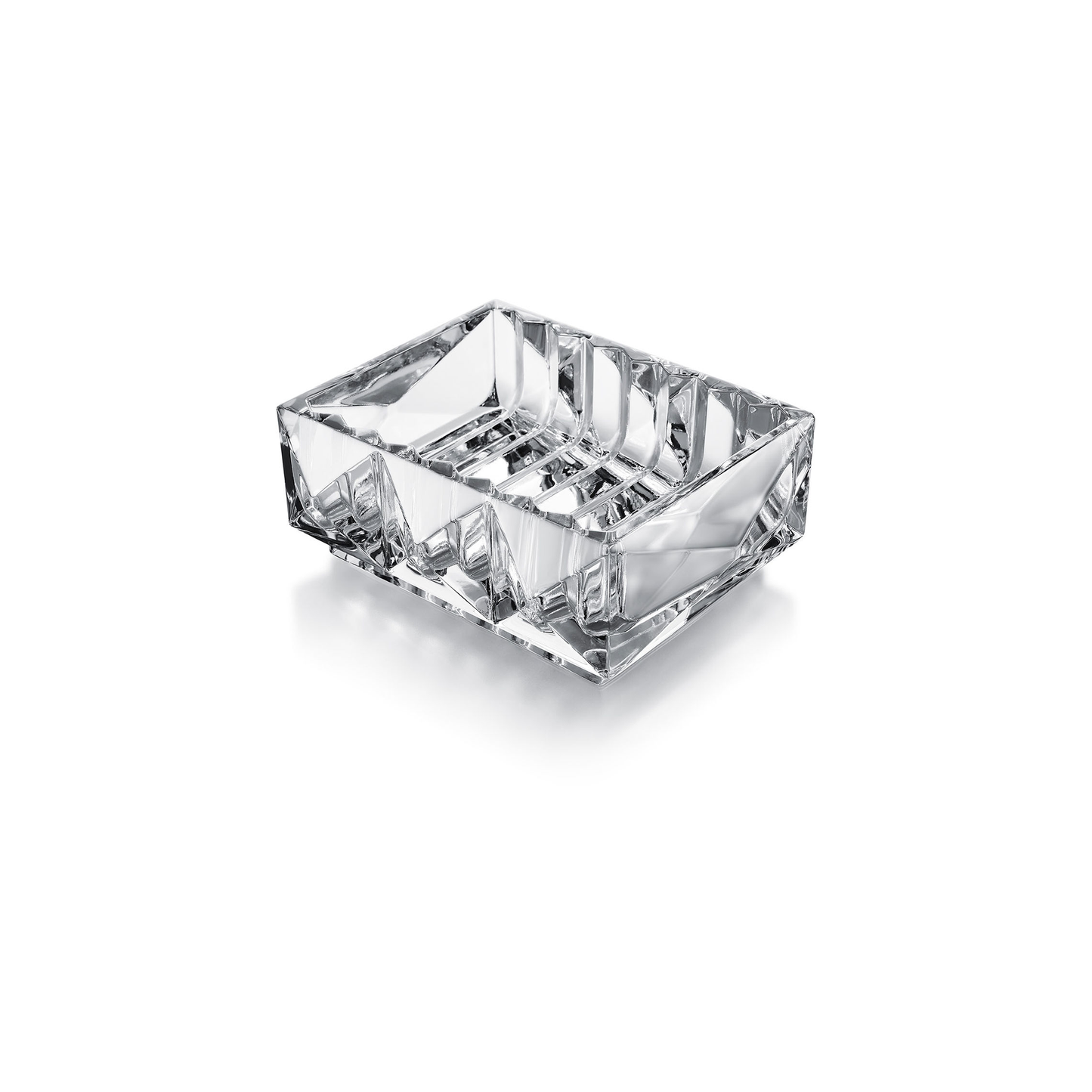 Baccarat Crystal Louxor Catch-All Tray | 6.69x5.31x2.32in