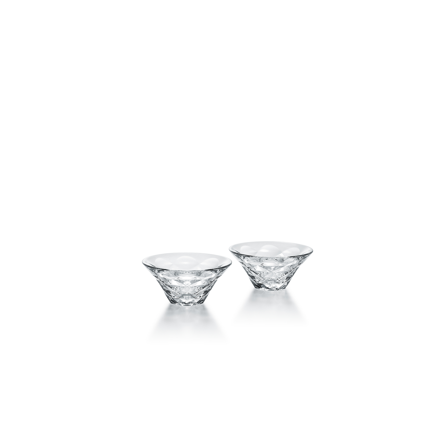 Baccarat Crystal Swing Dish Set of 2 | 3.33x1.57in
