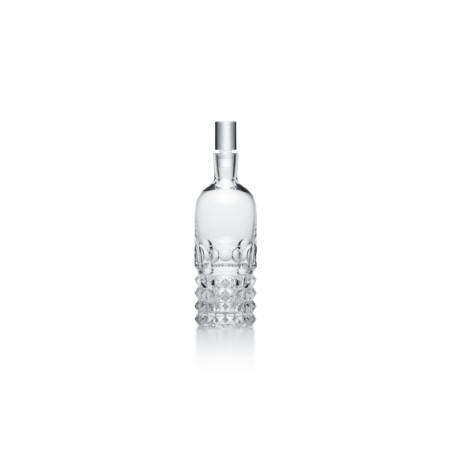 Baccarat Crystal Louxor Round Liquor Spirit Wine Whiskey Decanter + Stopper | 12.40in + 25.4oz