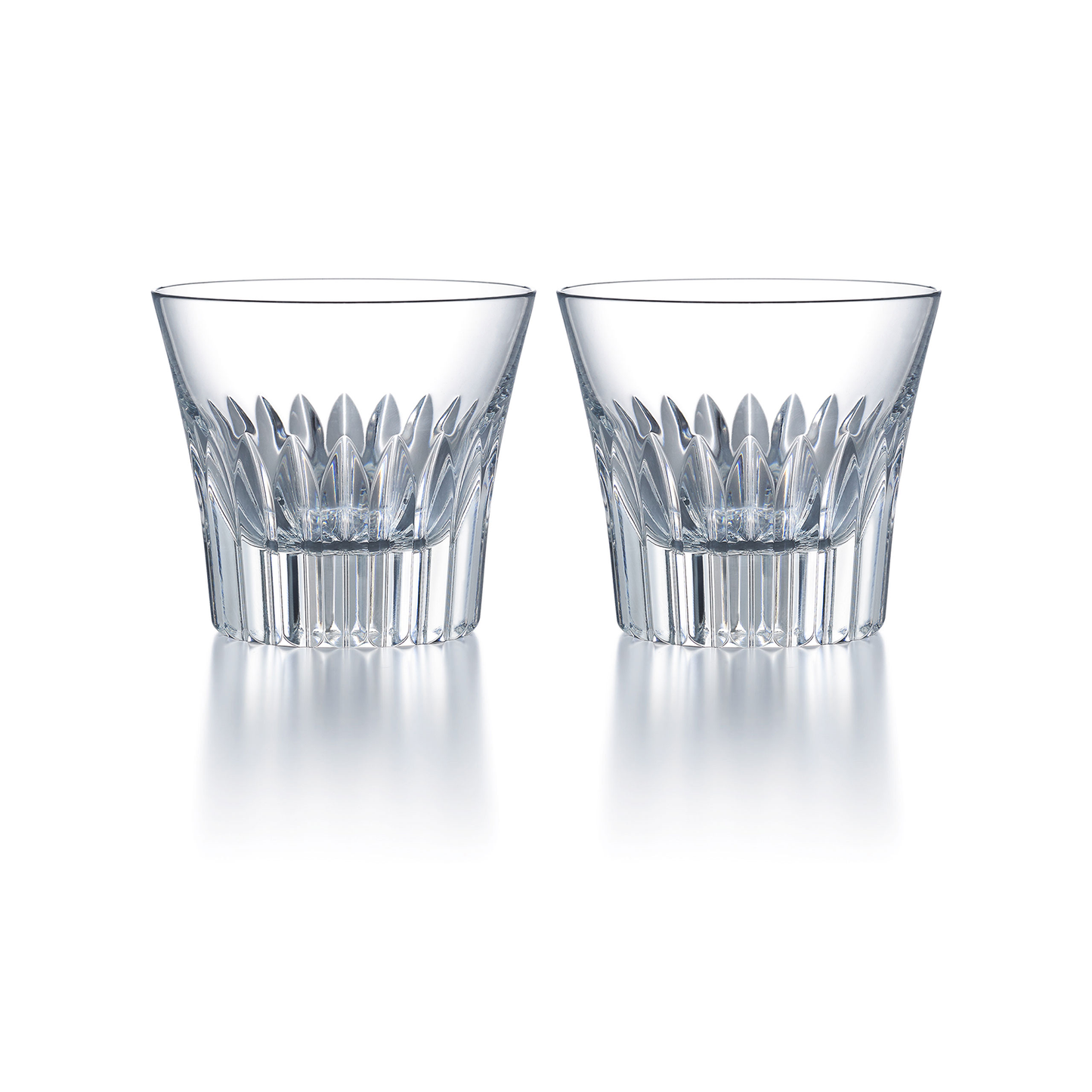 Baccarat Crystal Everyday Crysta Old Fashion Tumbler Glass No. 3 Set of 2 | 3.25in