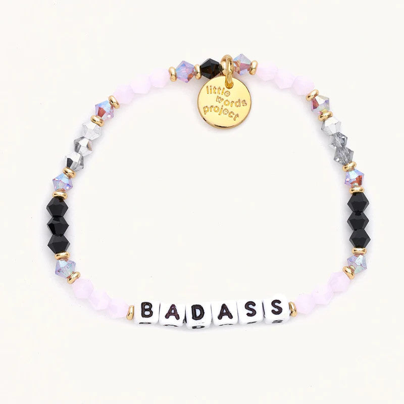 Badass Pink Galaxy Beaded Stretch Bracelet
