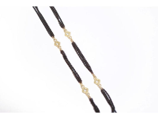 3 Strand Cable Mixed Metal Chain Necklace | 36in