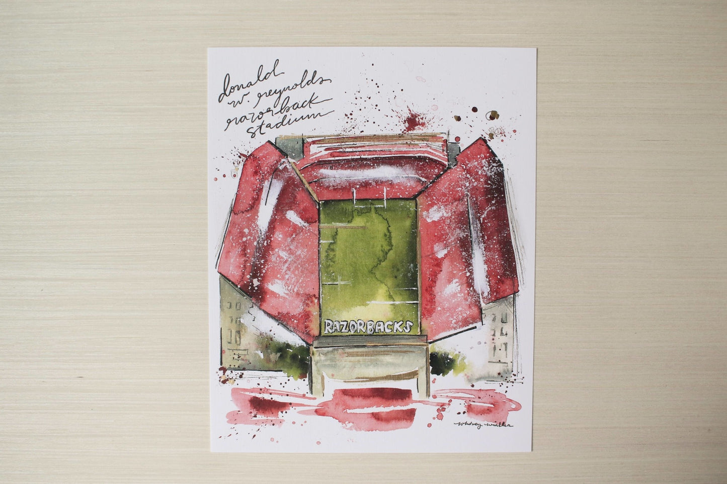 Whitney Winkler Stadium Print