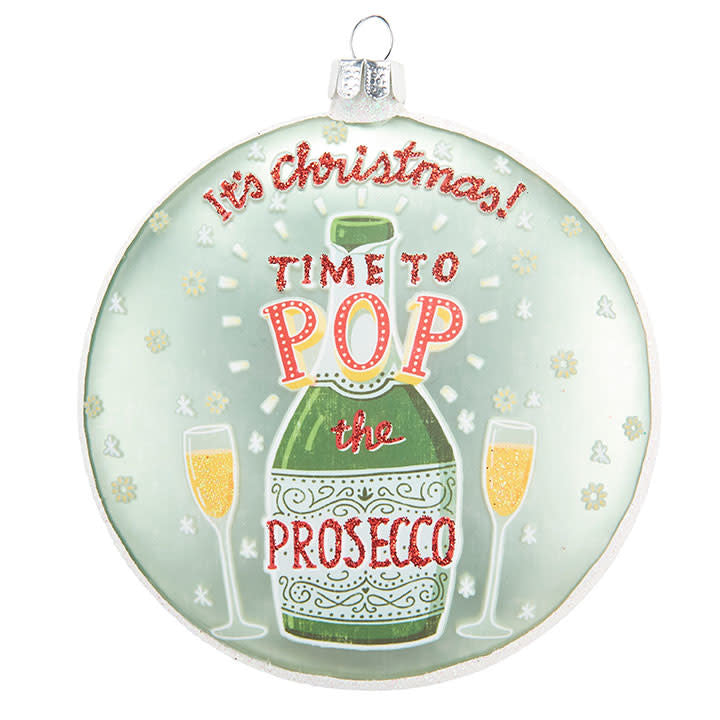 Time To Pop Disc Ornament