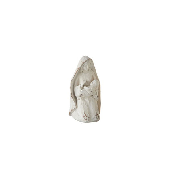 Whitewash Nativity Set | 10in